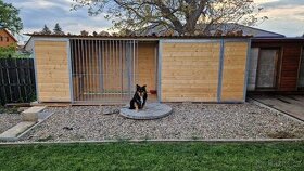 Záhradní domek + kotec pro psa 5x2m