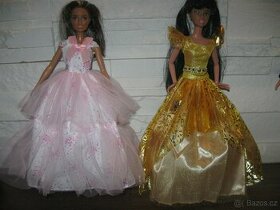 Akce doprava 30,- šaty na Barbie princezny