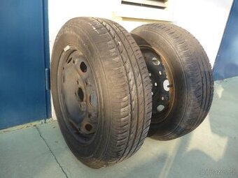 Pneu letní Continental 165/70 R14 + Disk Škoda Fabia 1