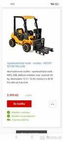 HECHT vysokozdvižný vozík - 1