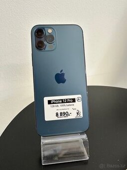 iPhone 12 Pro - 128GB - 100% BAT - A- / 6M ZÁRUKA