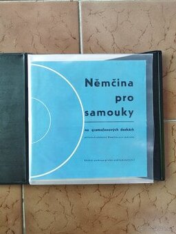 Němčina pro samouky - retro vinylové desky 5ks - 1