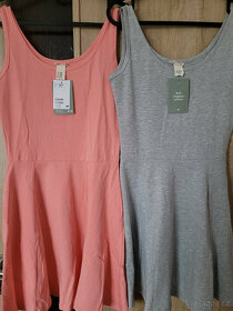NOVÉ 2PACK LETNÍ ŽERZEJOVÉ ŠATY H&M VEL.152/164 - 1