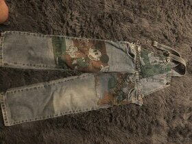jeans lacláče dětské DESIGUAL velikost 122/128