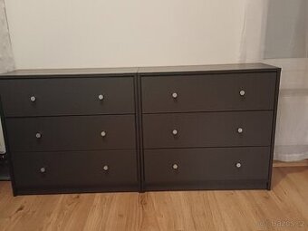 Zachovalý nábytek – komody, noční stolky, nové rošty 90x200,
