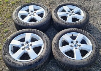 Orig. letní Alu VW Golf, Touran, Caddy, 205/55R16, 7mm