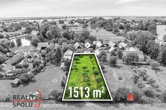 Prodej, pozemky/bydlení, 1513 m2, Chroustov , Nymburk [ID 74