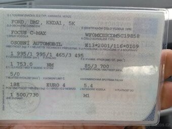 Prodám Ford c max 1.8 tdi - 1