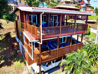Two Story Wooden Home Czech Village, Roatan