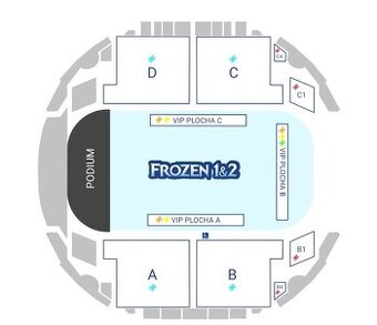 Frozen 1&2 - Hudební show na ledě - Brno