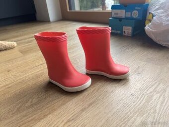 Gumáky dívčí růžové