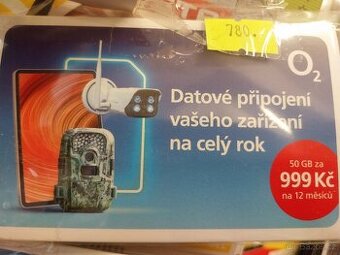 Datová karta O2- 50G/rok