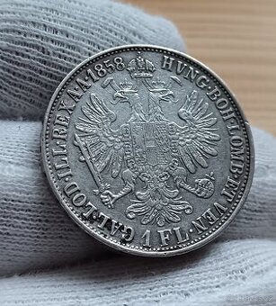 Zlatník 1858 M - Miláno Vzácný ročník