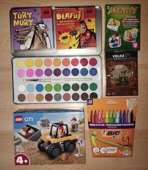 Lego, hry, vodovky, fixy