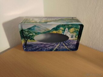 Krabička na ubrousky - Levandule
