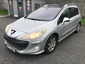PEUGEOT 308SW 1.6i 2009 ALU, KLIMA, 153TKM, 7.MÍST, L/Z KOLA
