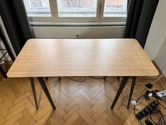 Kancelářský stůl – IKEA ANFALLARE 140×65 cm + NÄRSPEL nohy