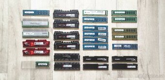 PC DDR3 2x8 2x4 2x2GB RAM, dále i ECC, a 1x DDR2 SODIMM