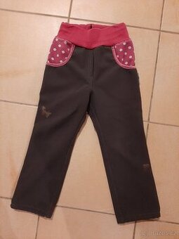 Softshellové kalhoty vel. 98