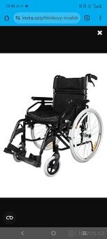 Nepoužitý invalidní vozík v záruce 22 měsicůN