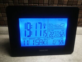 Sencor meteostanice, budík