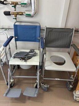 Toaletní židle na kolečkách i bez