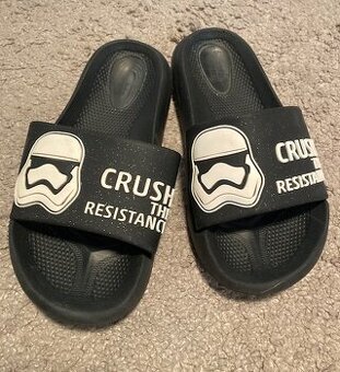 Gumové pantofle s motivem Star Wars, velikost 30