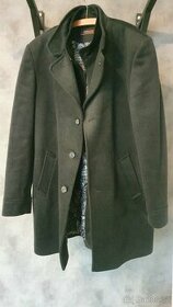 pánský zimní vlněný kabát matiaso lucaci