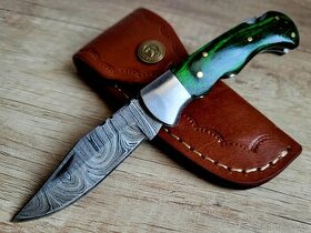 kapesní Damaškový nůž CLASSIC ručně vyroben + pouzdro