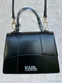 Crossbody kabelka Karl Lagerfeld - čierna