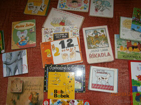 dětské knihy , pro nejmenší, - použité,20 kousků