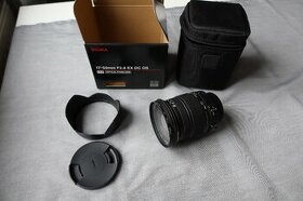 Objektivy Sigma 70-200 mm F 2,8 Nikon,Sigma 17-50 f2,8