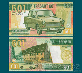Trabant 601, anulát, stav UNC, Gábrišovka