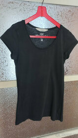 tričko dívčí, dámské velikost S, černé, H&M - 1