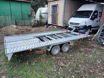Sklápěcí vlek Pongratz 3000 kg celková.