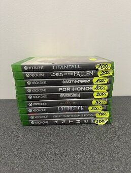 Originální hry na xbox one a xbox 360
