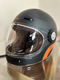 Nová nepoužitá carbon XL retro helma