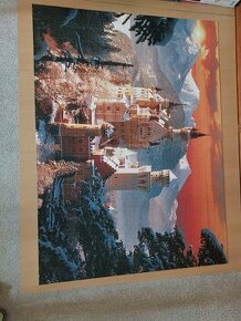 Puzzle Neuschwanstein v zime - 3000 dilku