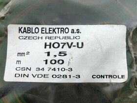 prodám nepoužité CU vodiče - 1