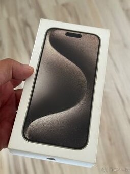 iPhone 15 Pro 128GB přírodní Titan
