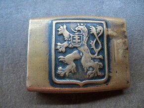 Vojenská přezka mosazná 50.léta