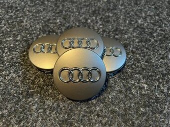 Středové krytky Audi 60mm stříbrné - 1