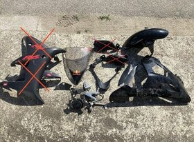 kapoty yamaha yzf R6 2003-2005 + zbytek dílů