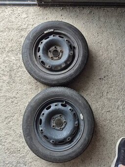 2x komplet kolo Fabia 1,5x100R14,letní pneu