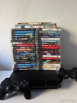 🎮 PlayStation 3 + 2 Ovladače + Hry