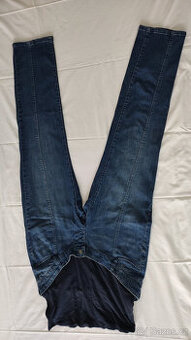 Těhotenské džíny modré vel. 42