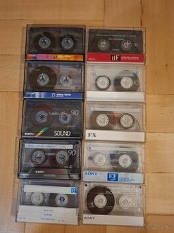 MC kazety typ normal Sony, TDK, Basf..10ks
