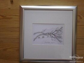 Vlastnoruční originál kresby s podpisy / autogramy signatury