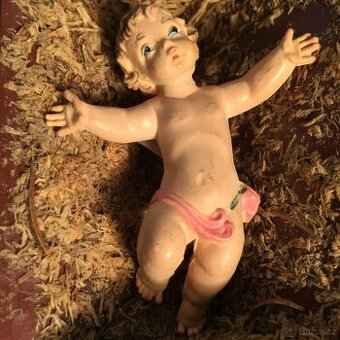 Jezulátko Ježíšek s jeslemi / Betlém