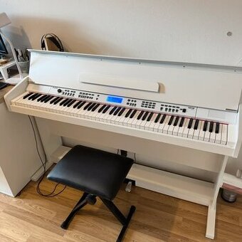 Digitální stage piano Alesis Virtue AHP-1 bílé + sluchátka A